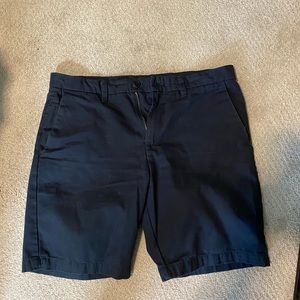 Calvin Klein Black slim fit above-knee shorts